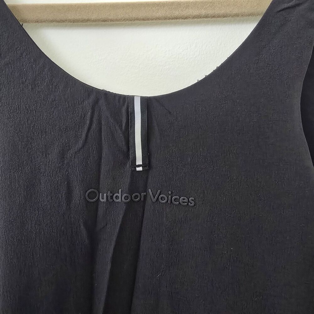 Outdoor Voices Jog Exercise Dress Size Small Mini Black Athleisure - Picture 7 of 10
